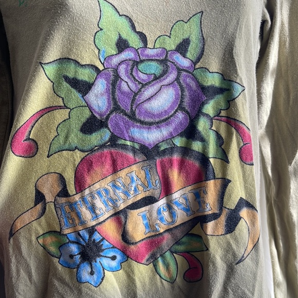 Vintage Ed hardy long sleeve t shirt size XS - Picture 3 of 6